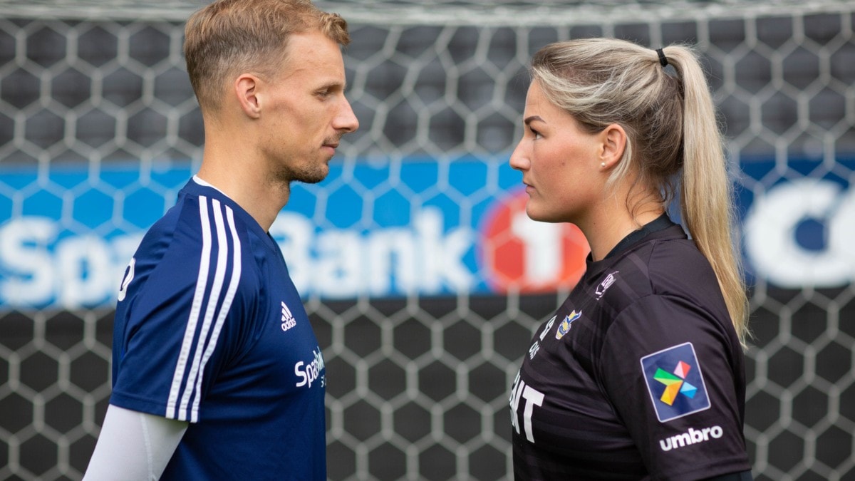 Kvinner vs menn i fotball.
